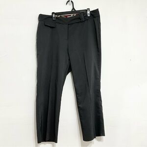 JAMIE NICOLE COLLECTION Women Cropped Pants Cotton Stretch Charcoal Gray Size 18